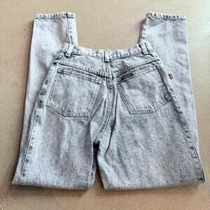 Vintage 80s sasson high waisted acid washed jeans